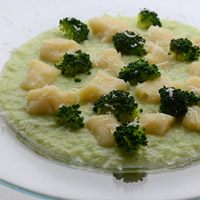 Gnocchi alla crema di broccoli e parmigiano